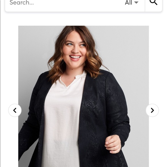 Beautiful Lane Bryant peplum plus size jacket - Picture 3 of 3
